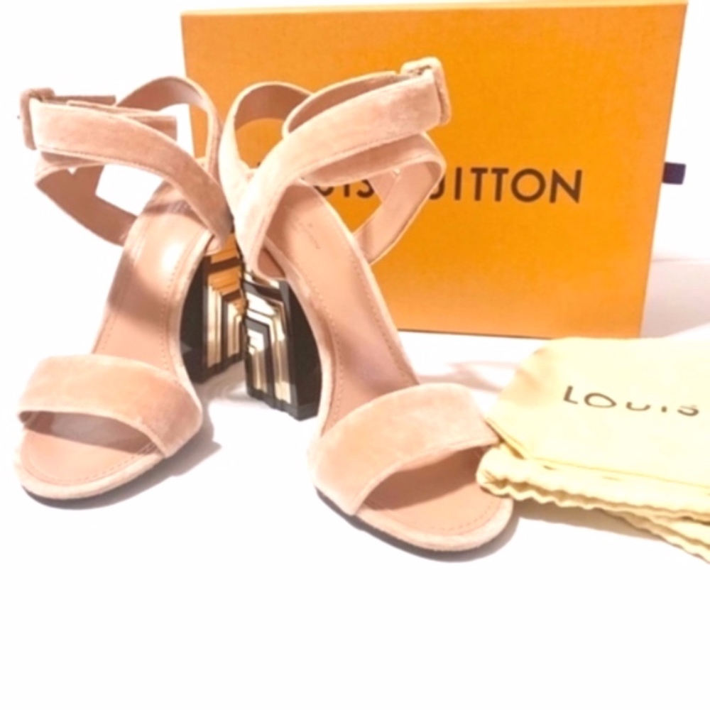 Louis Vuitton | Monumenta  Block Heel  Sandal